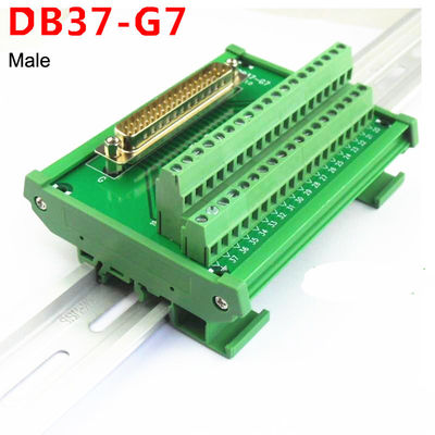 Bordo di sblocco del blocchetto di Pin Sing End Connectors Terminal del sottomarino 37 di DB37 D