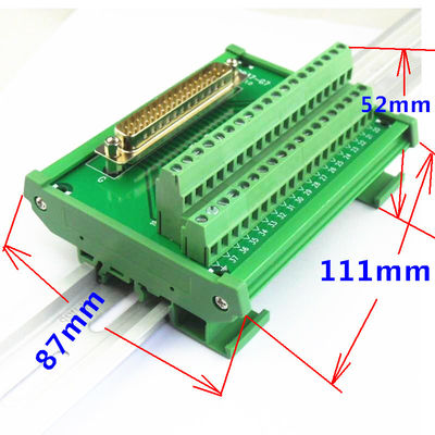 Bordo di sblocco del blocchetto di Pin Sing End Connectors Terminal del sottomarino 37 di DB37 D