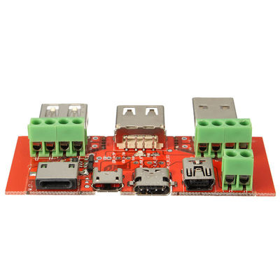 Tipo-c bordo di Mini Micro USB di sblocco del tester della batteria del convertitore dell'adattatore di interfaccia