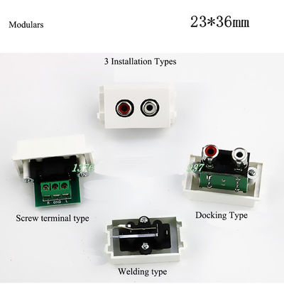 Scatola di distribuzione a terra degli audio di multimedia di VGA RJ45 di combinazione di pop-up incavi d'ottone del pavimento impermeabile