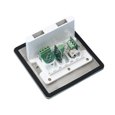 Tipo aperto scatola di distribuzione a terra di acciaio inossidabile di combinazione di Modulars di multimedia degli incavi del pavimento impermeabile