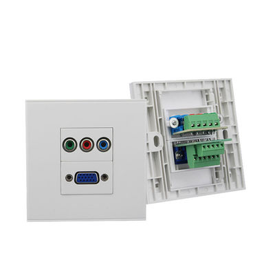Pannelli 86mm x 86mm dell'incavo del blocchetto terminali dello sbocco del piatto di parete della piastra frontale del porto di VGA avoirdupois