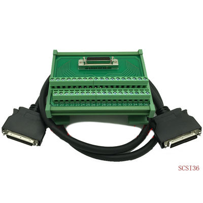 Adattatore del bordo di sblocco di SCSI 36 Pin Servo Connectors Terminal Blocks con un cavo del 1 tester