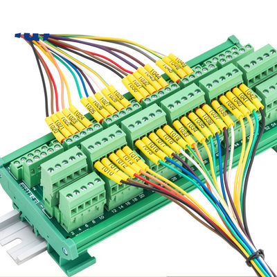 8 12 16 60 Strade Cable Connection Distribution Hub Terminal Blocks Cabling Board Din Rail Mount