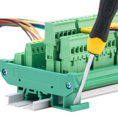 8 12 16 60 Strade Cable Connection Distribution Hub Terminal Blocks Cabling Board Din Rail Mount