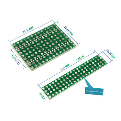 corredo del bordo del PWB di 2x20 1x13 2.54mm Pin Header Housing Prototyping per Arduino