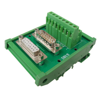 Blocchetto terminali di Pin Male Female Dual Connectors del sottomarino 15 di DB15 D che fissa il bordo di sblocco
