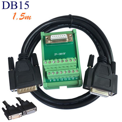 Blocchetto terminali di Pin Male Female Dual Connectors del sottomarino 15 di DB15 D che fissa il bordo di sblocco