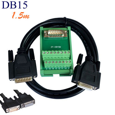 Blocchetto terminali di Pin Male Female Dual Connectors del sottomarino 15 di DB15 D che fissa il bordo di sblocco