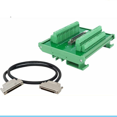 Adattatore dei blocchetti terminali del montaggio della ferrovia di BACCANO di SCSI 68 Pin Connector con un cavo del 1 tester
