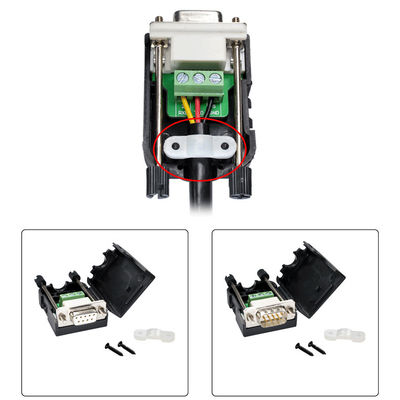 D Sub DB9 (2 3 5) RS232 Serial Port Connectors to 3-pin Terminal Blocks Adapter
