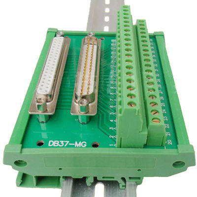 Blocchetto terminali di Pin Male Female Dual Connectors del sottomarino 37 di DB37 D che fissa il bordo di sblocco