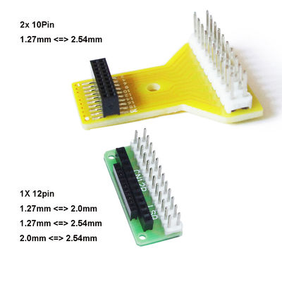 femmina di 1.27mm a 2.00mm corredo del convertitore del bordo del PWB di Pin Headers Adapter del maschio da 2,54 millimetri