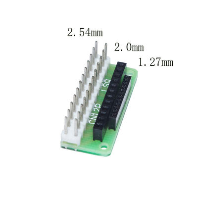 femmina di 1.27mm a 2.00mm corredo del convertitore del bordo del PWB di Pin Headers Adapter del maschio da 2,54 millimetri