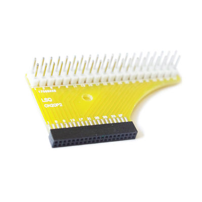 femmina doppia di fila del perno di 1.27mm 2 x 20 al convertitore del bordo del PWB di Pin Headers Adapter del maschio da 2,54 millimetri