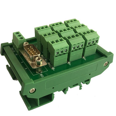 Matrici del bordo di collegamento dei blocchetti terminali di distribuzione del modulo introdotto DB9 del segnale del sensore dello SpA 9