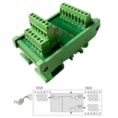 1 2 fuori nel servo ingresso/uscita TTL/RS422 del distributore commerciale 5V del separatore del segnale di impulso del codificatore