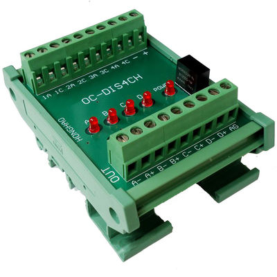Convertitore del collettore aperto HTL 24v nei modi differenziali del segnale 4 di TTL 5v universali