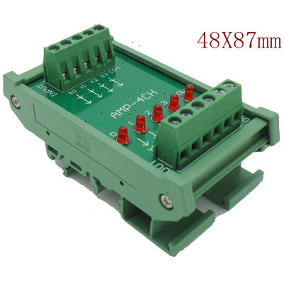 4 il conteggio su placchetta dell'amplificatore dello SpA di CC 24V dei canali PNP ha introdotto la progettazione fotoisolata dell'uscita di NPN