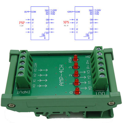 4 il conteggio su placchetta dell'amplificatore dello SpA di CC 24V dei canali PNP ha introdotto la progettazione fotoisolata dell'uscita di NPN