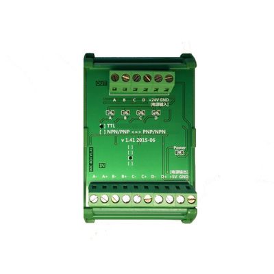 Codificatore 5V differenziale TTL di modi del convertitore DC24V 4 servo ai segnali del collettore 24V HTL