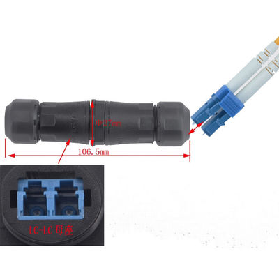 Connettore di cavo a fibra ottica all'aperto della rete dell'adattatore del cavo di Eextension IP68 impermeabile