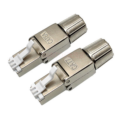 Le spine modulari Cat.6 Cat6A Cat7 della rete RJ45 hanno protetto l'alta velocità dei connettori 8P8C