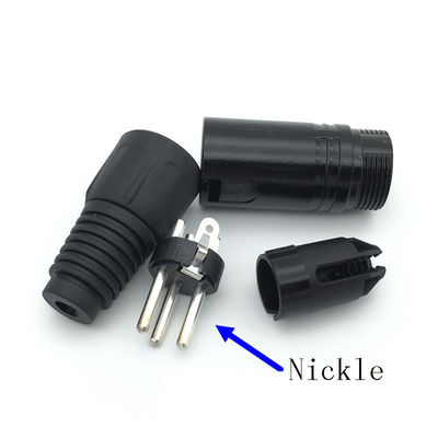 3 spina Jack Male Female Coupling Connector MIC Adapter del microfono dei perni XLR audio