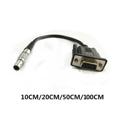 I dati cablano la femmina DB-9 a 5 Pin Aviation Connector per Leica 500 serie GPS al PC