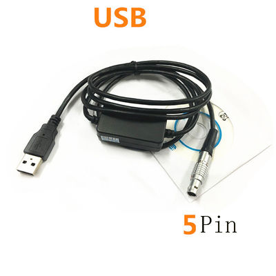 I dati cablano la femmina DB-9 a 5 Pin Aviation Connector per Leica 500 serie GPS al PC