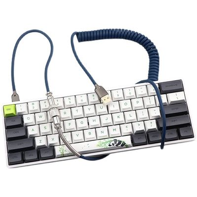 Il tipo tastiera meccanica di USB del porto di C ha arrotolato il connettore di aviazione del perno GX12 del cavo 4 coppia