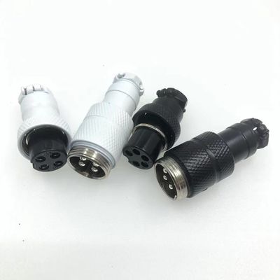 4 connettore circolare resistente della spina GX12 GX16 dell'incavo di aggancio di aviazione colorato perni dei pin 5