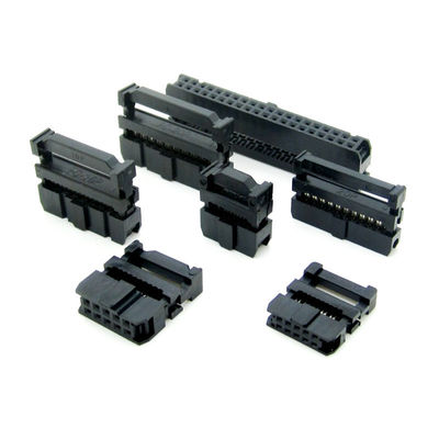 Pin TE rettangolare dei connettori 6 - 64 del recipiente dell'incavo femminile del cavo piano IDC di 2.54mm/Tyco/sostituzione di amp