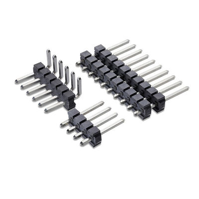 Fila tripla doppia di angolo del passo 1.27mm 2.0mm la singola di Pin Header del connettore maschio 2.54mm del PWB SMT ha personalizzato