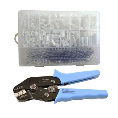 insieme di Kit Crimping Tool Crimper Plier dell'assortimento dei connettori di 900pcs JST-XH 2.54mm