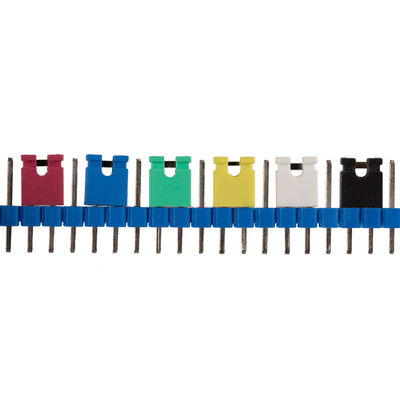 40 colorati pin la singola fila Pin Header Male Connector Strip diritto di 2.54mm per Arduino