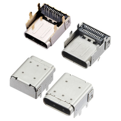 Tipo doppio perno Jack Charging Port femminile di Shell Extra High 24P USB 3,1 di strato del recipiente 24 di C