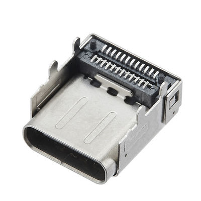 Tipo doppio perno Jack Charging Port femminile di Shell Extra High 24P USB 3,1 di strato del recipiente 24 di C