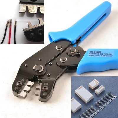 assortimento dei connettori di 1550pcs Du Pont 2.54mm con il corredo della pinza del piegatore dello strumento di piegatura