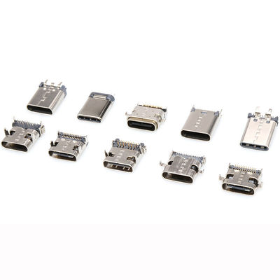 tipo connettore femminile di carico veloce di 24P USB 3,1 del PWB di Jack dell'incavo del porto del perno del recipiente 24 di C