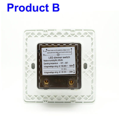 Manopola più tenue di Wall Mounted Rotary del regolatore di luminosità del commutatore della lampada di AC85-120V AC180-265V LED