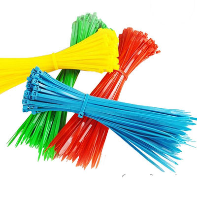 legami d'imballaggio autobloccanti di nylon di plastica variopinti dello zip del cavo del cavo di 150mm x di 2.5mm