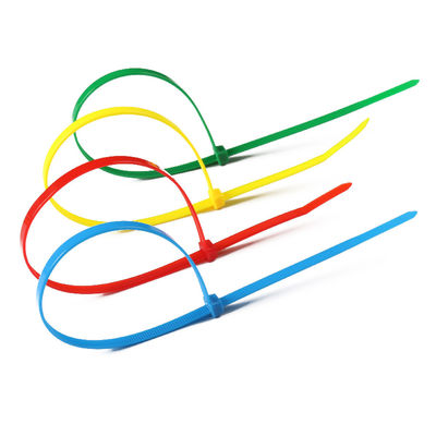 legami d'imballaggio autobloccanti di nylon di plastica variopinti dello zip del cavo del cavo di 150mm x di 2.5mm
