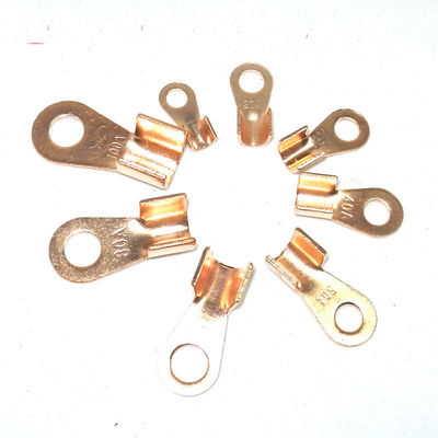 il cavo aperto del barilotto 80pcs unisce il corredo di rame OT 10A di Ring Lug Terminals Assortment Set a 100A