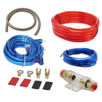 5 metri di audio kit di cablaggi del cavo dell'automobile 8GA di potere dell'amplificatore di lunghezza del Subwoofer con il supporto del fusibile