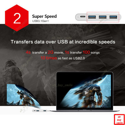 Convertitore ad alta velocità del cavo del tipo-c di UBS 3,1 - 3 dell'adattatore OTG del HUB di USB 3,0 USB-C dei porti