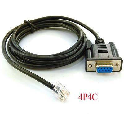 Porto di serie femminile di COM DB9 RS232 al cavo di Exapansion del connettore di RJ11 RJ12