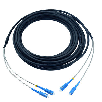 Il cavo a fibre ottiche corazzato all'aperto con il connettore della st dello Sc LC di FC ha montato 30 - 1000 metri