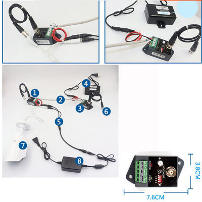 Ricevitore trasmettitore attivo di UTP del video BNC del CCTV Balun della macchina fotografica video fino a 2400 metri
