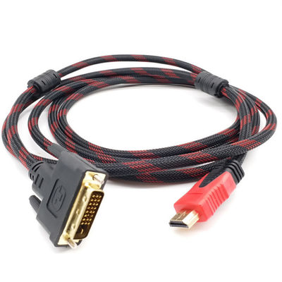 HDMI al maschio pieno di sostegno di cavo di DVI 24+1 1080P HDMI all'adattatore ad alta velocità maschio Cabl di DVI-D